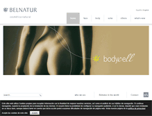 Tablet Screenshot of belnatur.com