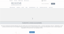 Desktop Screenshot of belnatur.hu